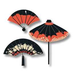 Traditional kimono accessories