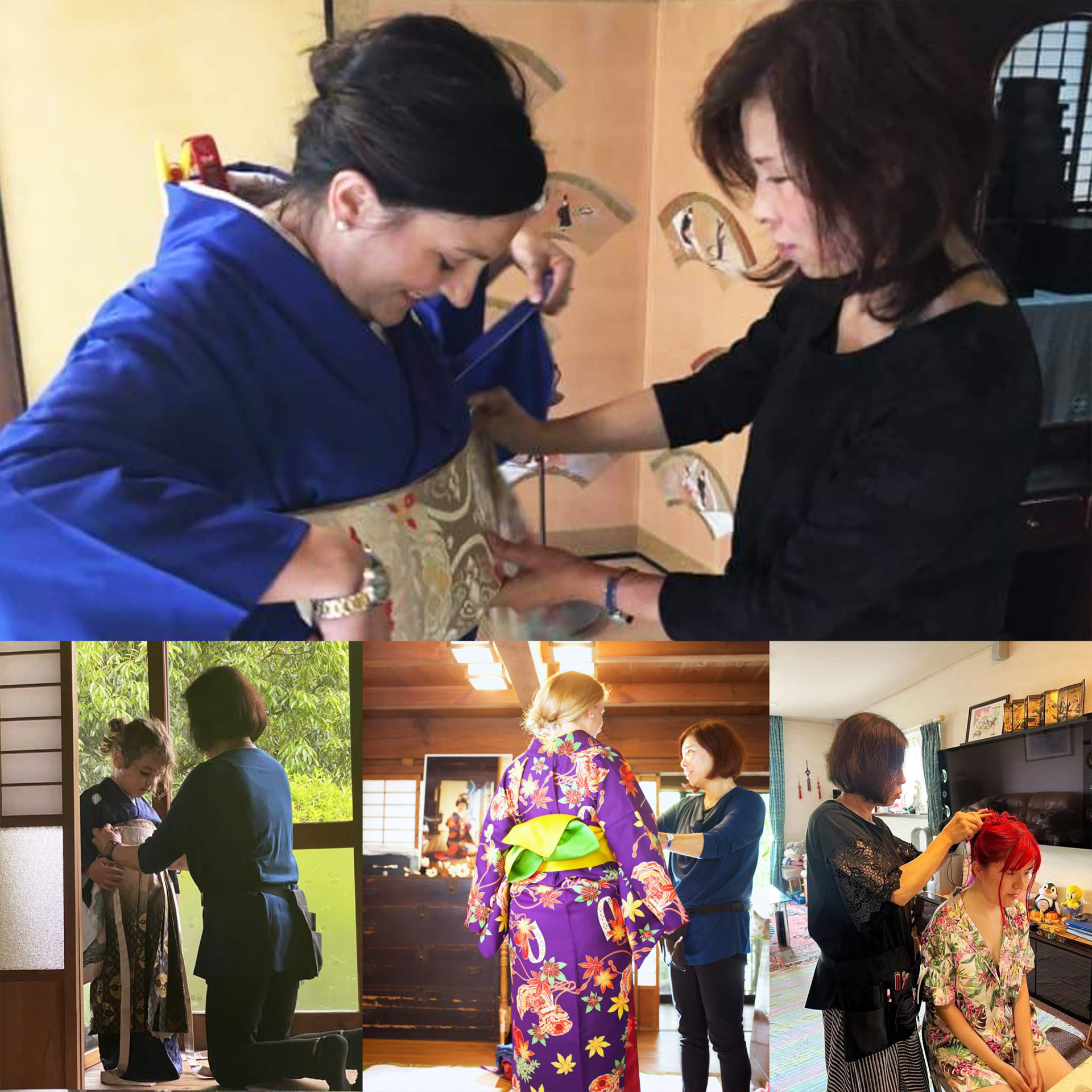 Kimono fitting in Sasebo